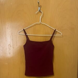 Garage Sour Cherry Sleek Scoop Cami Tank Top